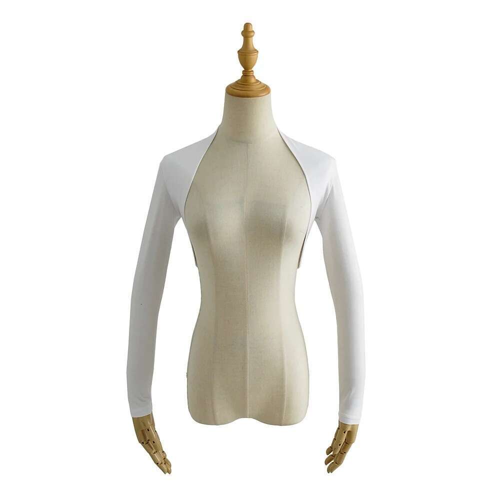 European and American INS Kendou Street Auction Outer Sunscreen Long Sleeve Shawl Women's Spring Solid Color Ultra Short T-shirt Open Top Trendy 