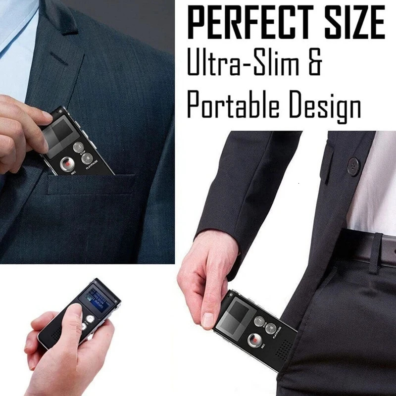 8GB Voice Recorder MP3 Player Mini Audio Recorder Professional Mini USB Flash Drive Recording Dictaphone 241225