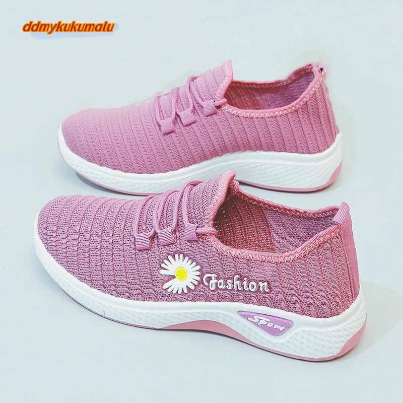 Women's summer white female students' Korean version running shoes,sports shoes,trendy casual shoes, women's shoes #9 ddmykukumalu