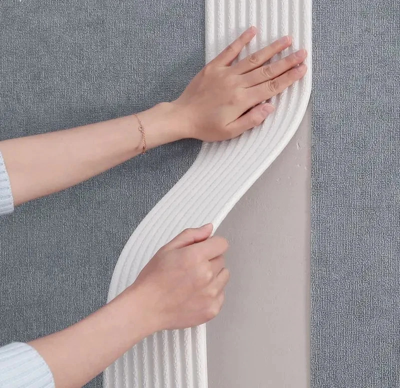 Thick self-adhesive wallpaper 3D moisture-proof wallpaper kitchen bedroom home decoration renovation white wall panel 241213