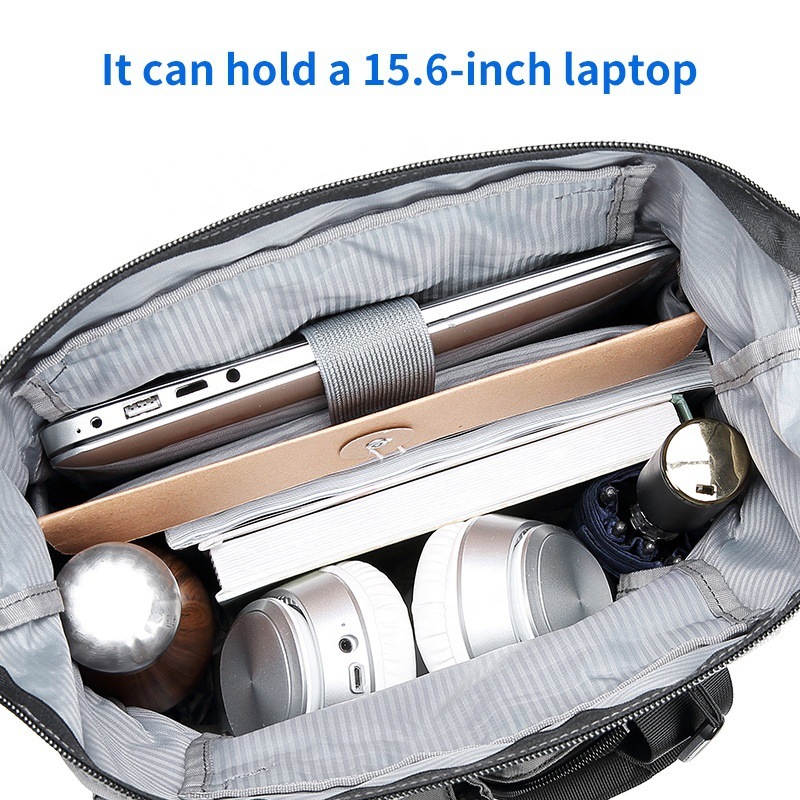 New Business Men Shoulder Bag Multilayer Multifunctional Tablet And Document Handbag Diagonal Cross Bag Leisure Briefcase
