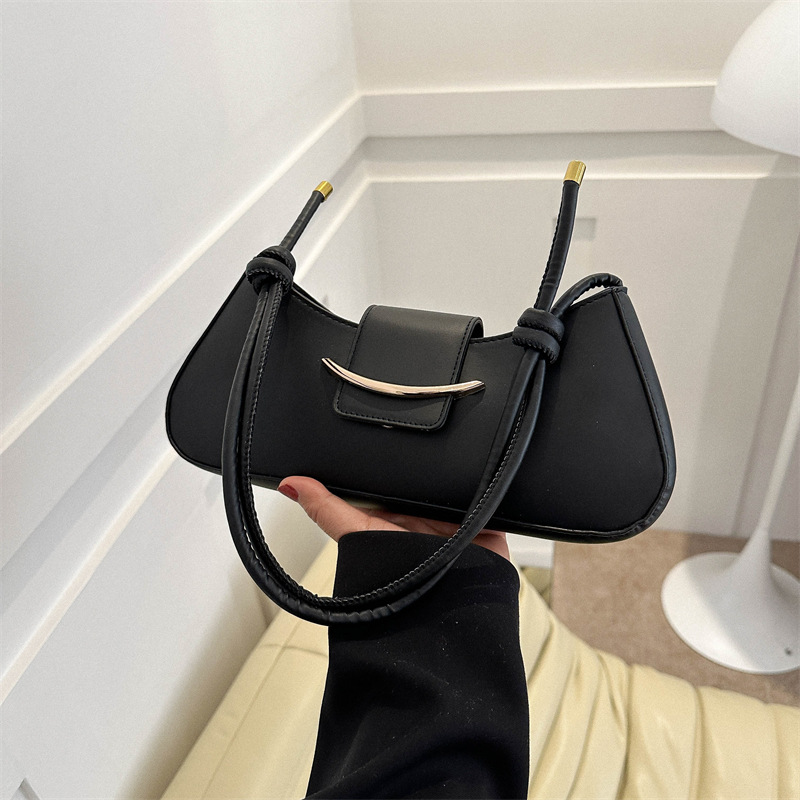 Designer Shoulder Handbags: Chic French Armpit Bag In White, Black, Brown, Green & Pink - Lightweight For Daily Use New Free Delivery Designer Bag