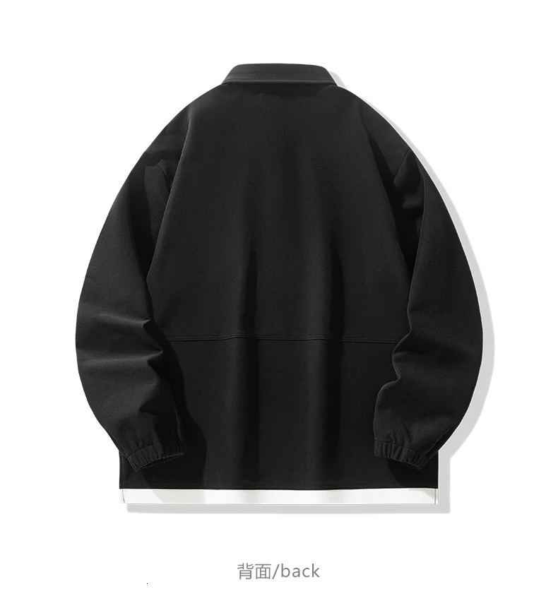 6XL 7XL 8XL Mens POLO Shirts Autumn Japanese Longsleeved Bottoming Large Size Lapel Sports Casual Polo Sweatshirts 241213