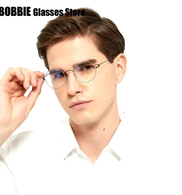 Glasses Frames Men Air Rim Screwless Eyewear Eyeglasses Women Morten Round Square Oval Denmark Korean n 241213