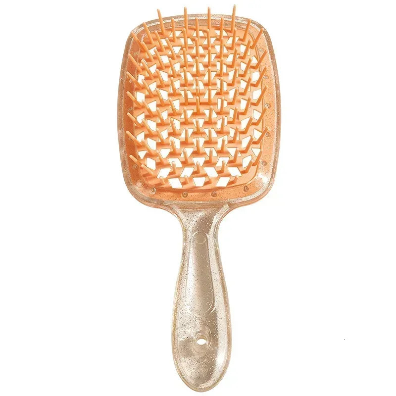 Tangled Hair Comb Detangling Hair Brush Massage Combs Hollow Out Wet Curly Hair Brushes Barber Comb Salon Styling Tools 241213