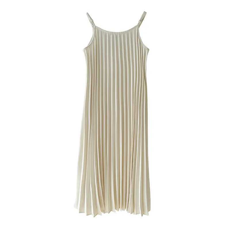 Materni Dresses Chiffon Pleated Long Pregnancy Dress Casual Loose Materni Clothes For Pregnant Women Fashion 2024 Plus SizeXJ241213