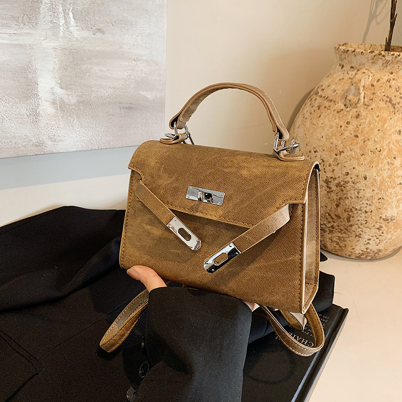 NEW free shipping designer bags for womens Handheld Kelly bag Grey Black Khaki Brown Blue Light luxury Western style crossbody bag