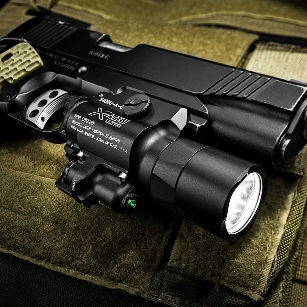 X400 Ultra D Handgun or Long Gun WeaponLight with Laser SightXJ241214