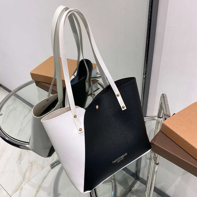 Fashionable Tote Handbags, Foreign Trade Women's Shopping Bags, Trendy And Versatile Mommy Bags