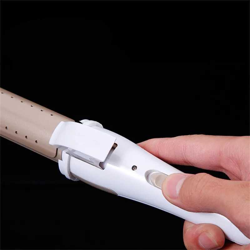 Professional Multi functional 3-in-1 Gold Ceramic Curler Iron Straightener Hot Curler Styling Tool W241214