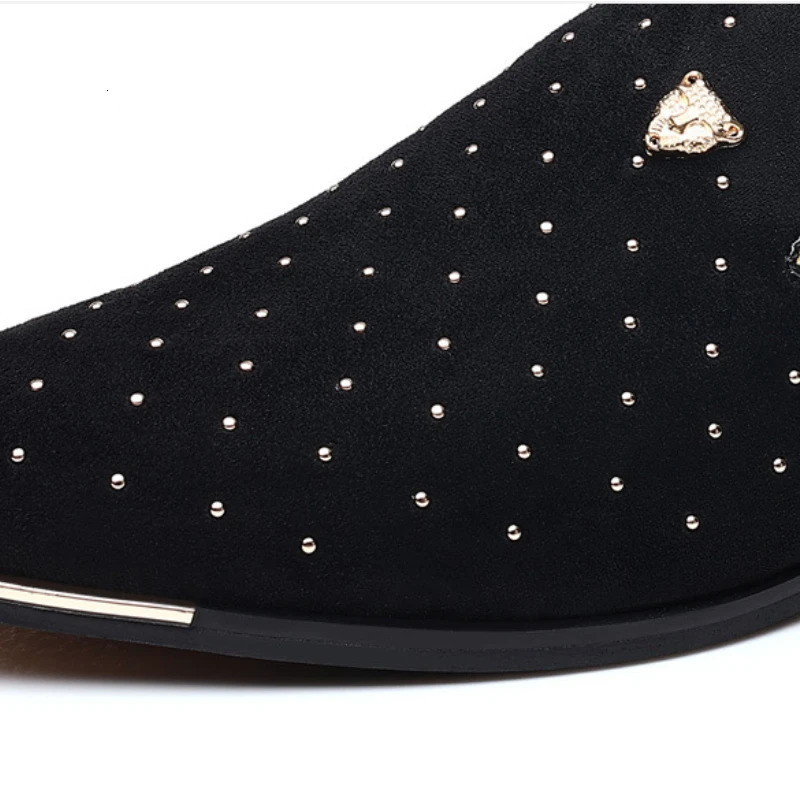 y Men Dress Shoes Suede Casual Elegant Comfortable Loafers ner Business Leather for Zapatos Hombre 241214