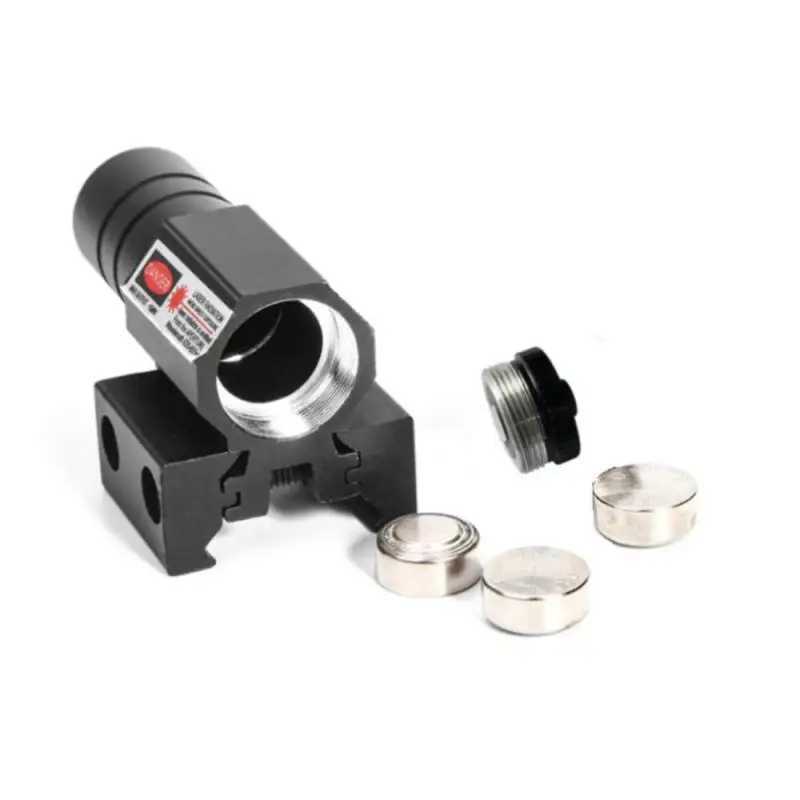 Outdoor Red Green Dot Laser Sight Scope 11mm 20mm Adjustab Picatinny Rail Mount Rif Pistol Airsoft Laser With BatteriesXJ241214