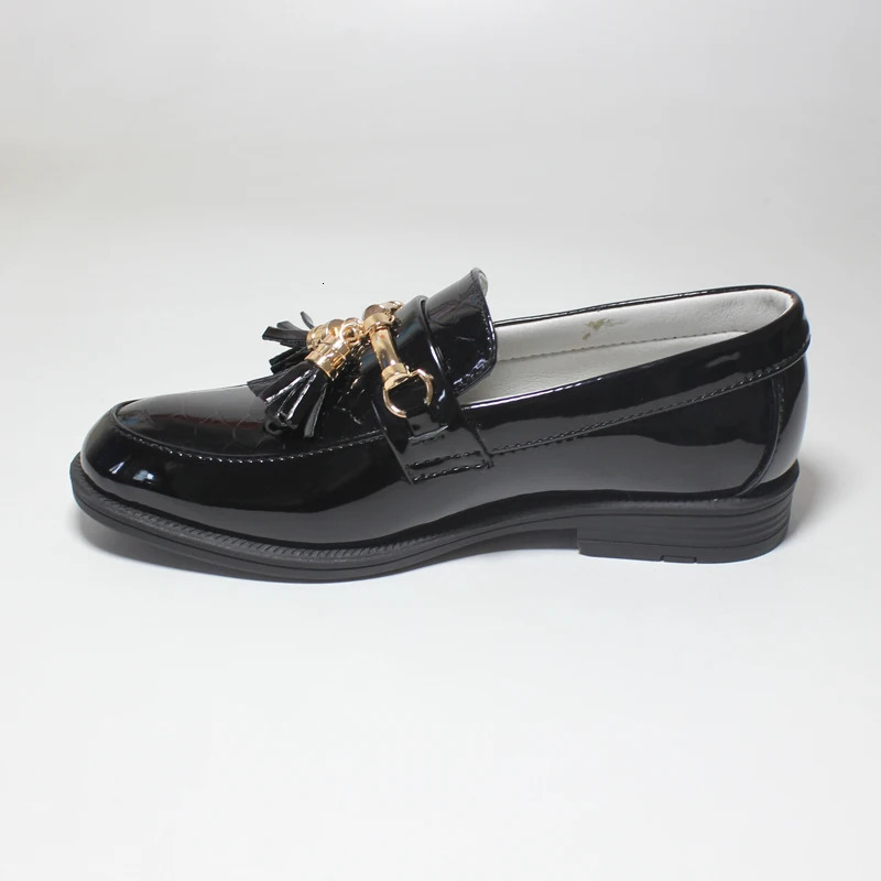 Boys Shoes Round Toe Tasseled Casual Slip On Loafers Kids Smart Spanish Page Boy Wedding Dress Formal Soft Rubber Sole Flats 241213
