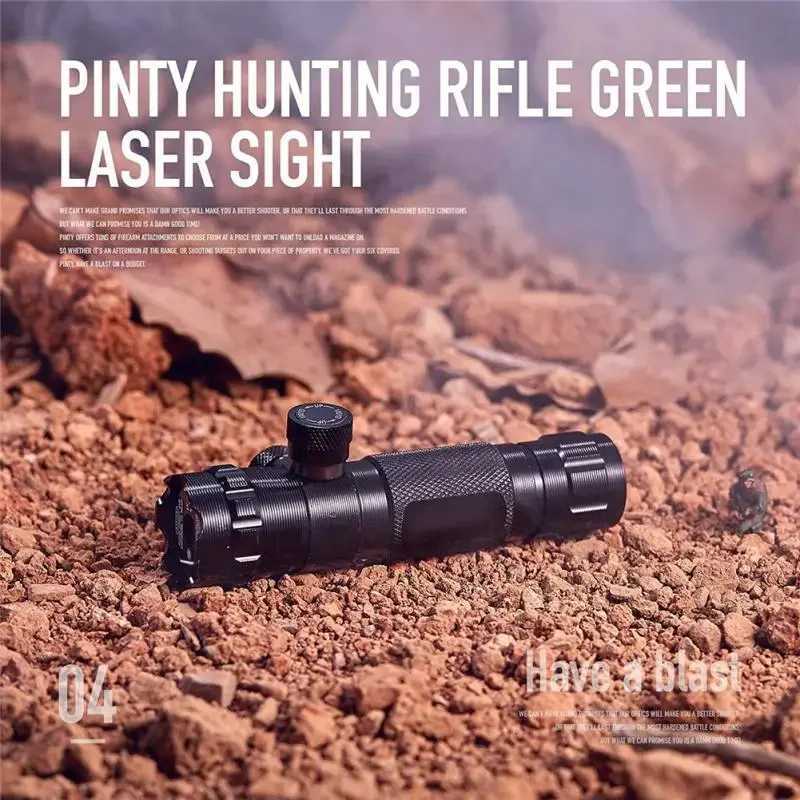 Tactical Hunting Laser Pointer Sight 532nm Green/Red Dot Rif Undearrel Mount Compact Scope Adjustab Up Down ft RightXJ241214