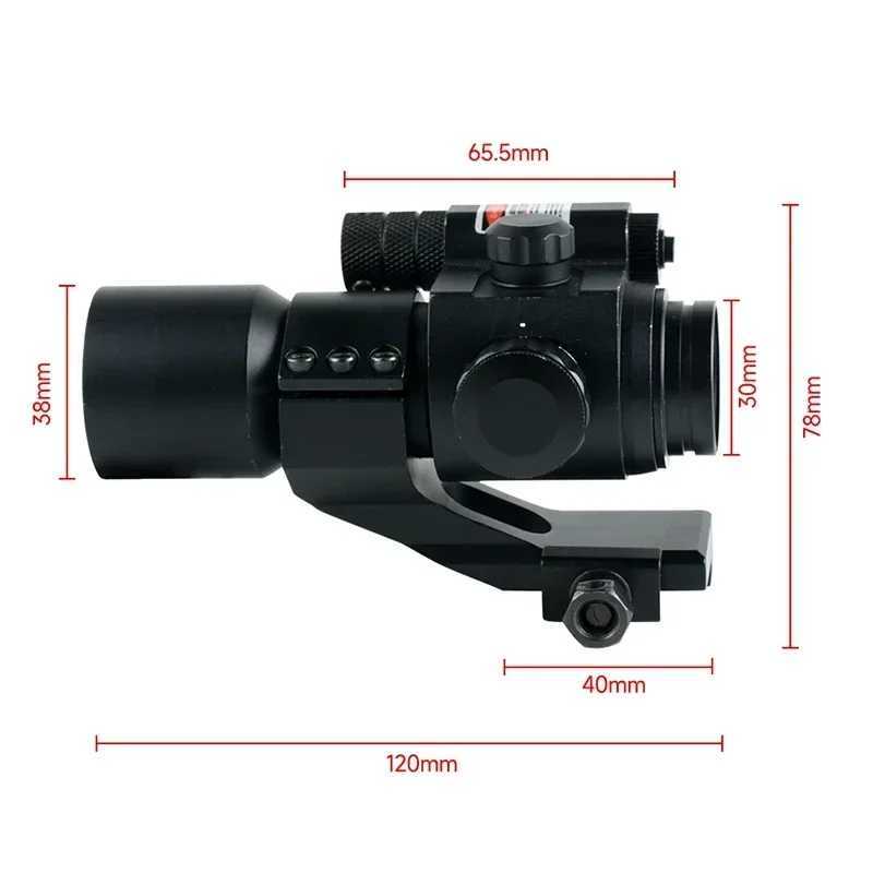 Red/Green Dot Sight with Laser Tactical Optics Rifscope Adjustab Brightn Outdoor Sport Hunting Airsoft Sight ScopeXJ241214