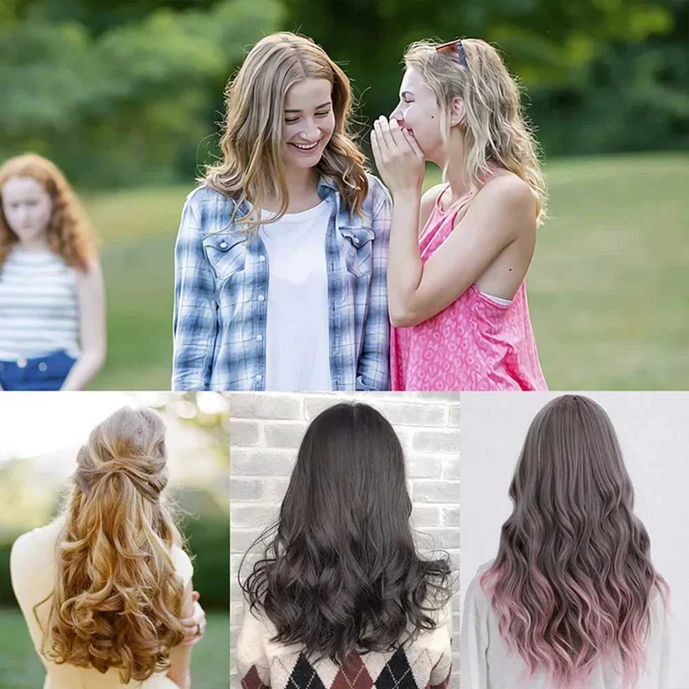 Hair Curler Anti Scalding 3 Barrel Curling Iron Wand Dual Voltage Ceramic Hair Waver Crimper Instant Curls Styling Hair Brush W241214