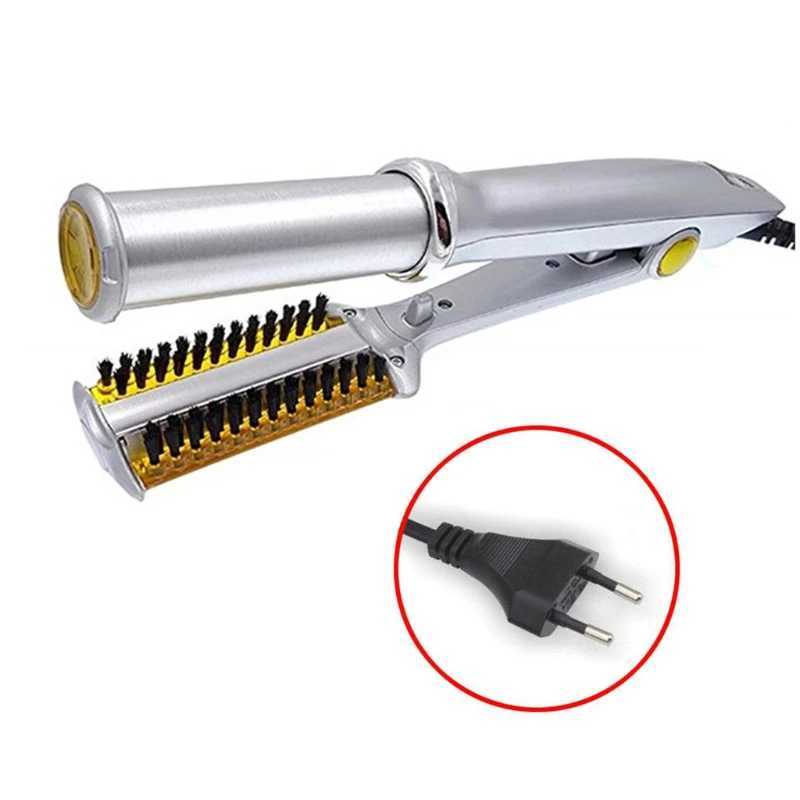 Professional Hair Straightening Iron Curling Iron Straightener Curler Styler 2 In 1 Multi Hair Styling Tool Flat Iron W241214