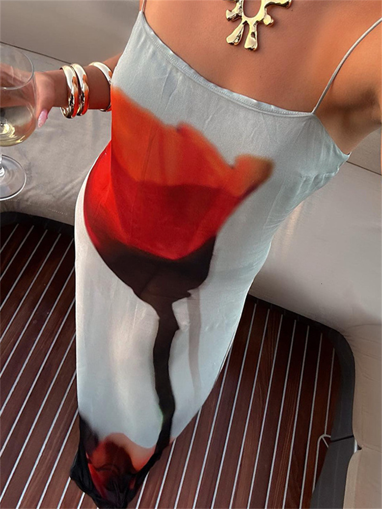 New Designer Sexy Mesh Print Transparent Slim Fit Strapless Women's Dress Party Beach Vacation Dress T Shirt