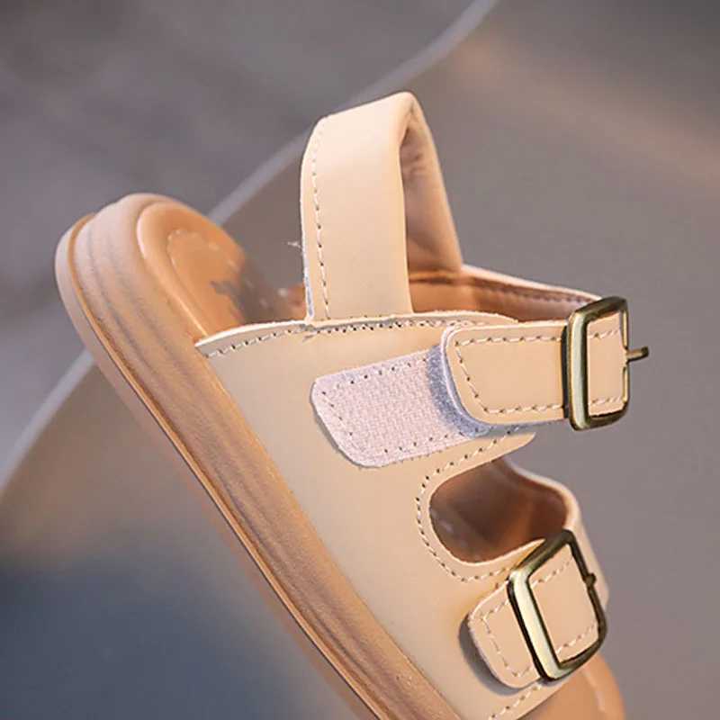 Sandals T-tied Toddlers Boys Girls Sandals Summer Children Beach Shoes Kids Fashion Sandals Anti-sliperry School Casual Sandals H04171 H241213