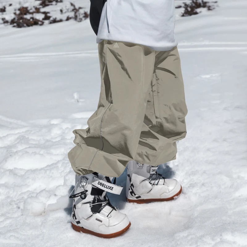 Ski pants are waterproof wear-resistant and windproof Single board skiing for men and women 241213