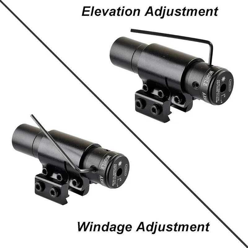 Rifs Red Dot Laser Sights Metal Ar15 Green Dot Laser Red Picatinny Rails Pistol Sights Hunting Adjustab Lasers CalibratedXJ241214