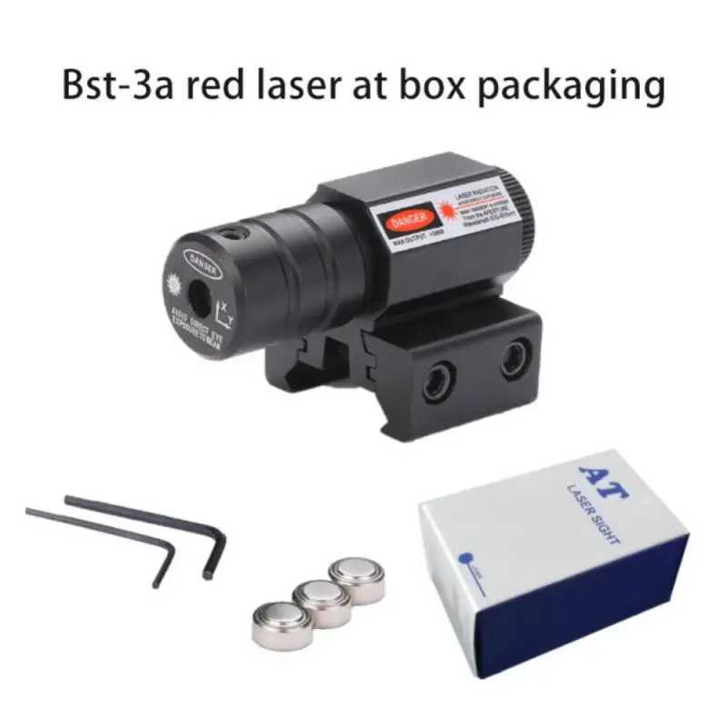 Red Green Dot Laser Sight Scope 11mm 20mm Adjustab Picatinny Rail Mount Rif Pistol Airsoft Laser With BatteriesXJ241214