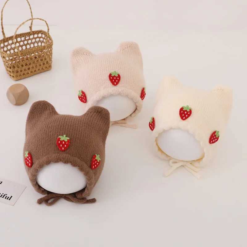 Autumn and Winter Baby Hats Cute Stiberier Baby Hats Preschool Girls Hats Warm Baby Hats W241213