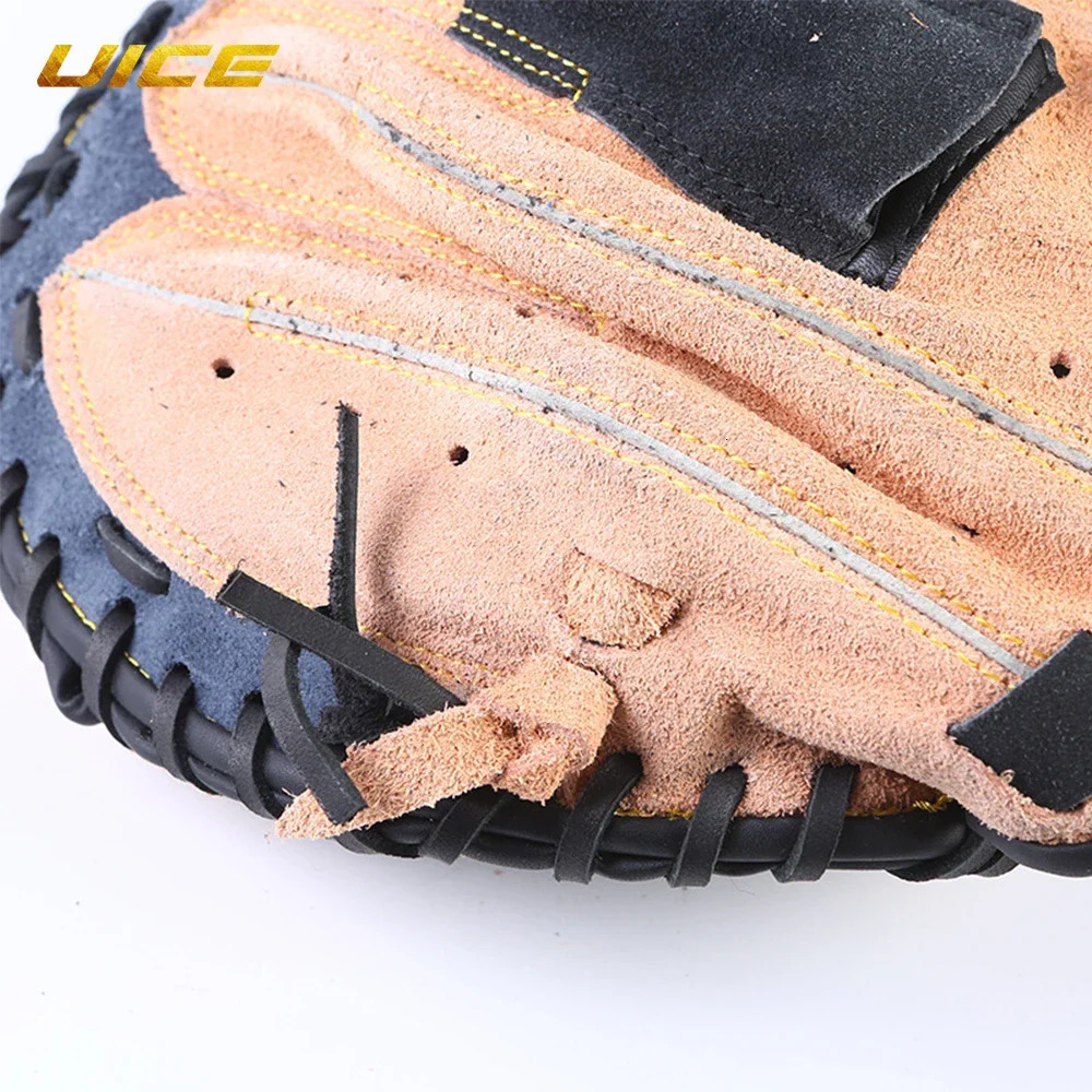 Baseball Glove Outdoor Sports Leather Baseball Catcher Glove Softball Practice Equipment Size 12.5 Left Hand for Adult Training 241213