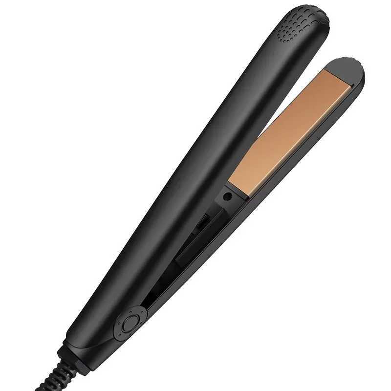 2-in-1 hair iron high-quality flat iron hot comb mini hair iron and curling iron tool W241214