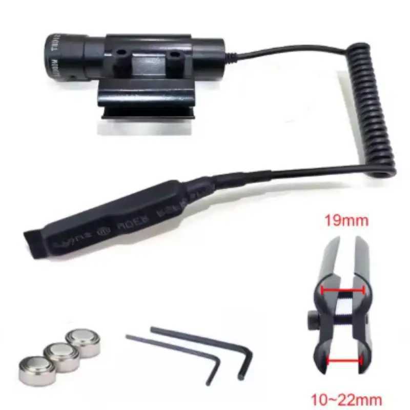 2024 Hunting Red Green Laser Sight Pistol Accories 11mm/20mm Laser Sight Hanging Laser Pointer Tactical Hunting Laser SightsXJ241214