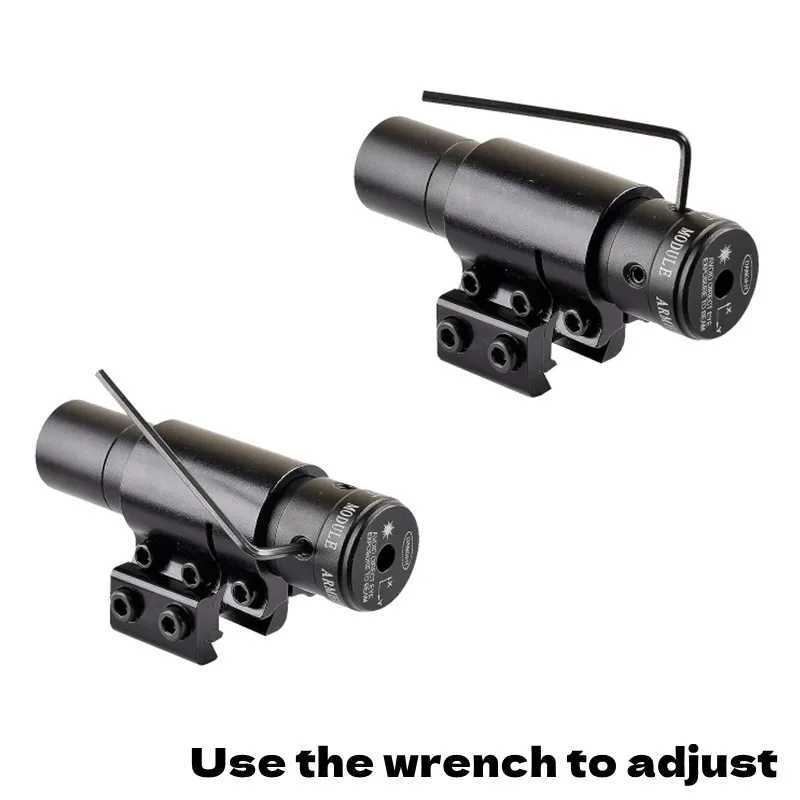 Tactical Laser Sight with Picatinny 11mm 20mm Rail Rif Laser Collimator Battery Included Red Laser Pointer Prure SwitchXJ241214