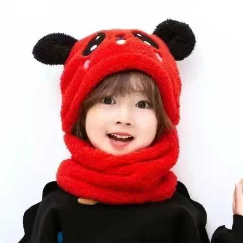 Girls boys scarves thick hats childrens winter hats newborns baby products childrens hats wool hats 1-15 years old W241213