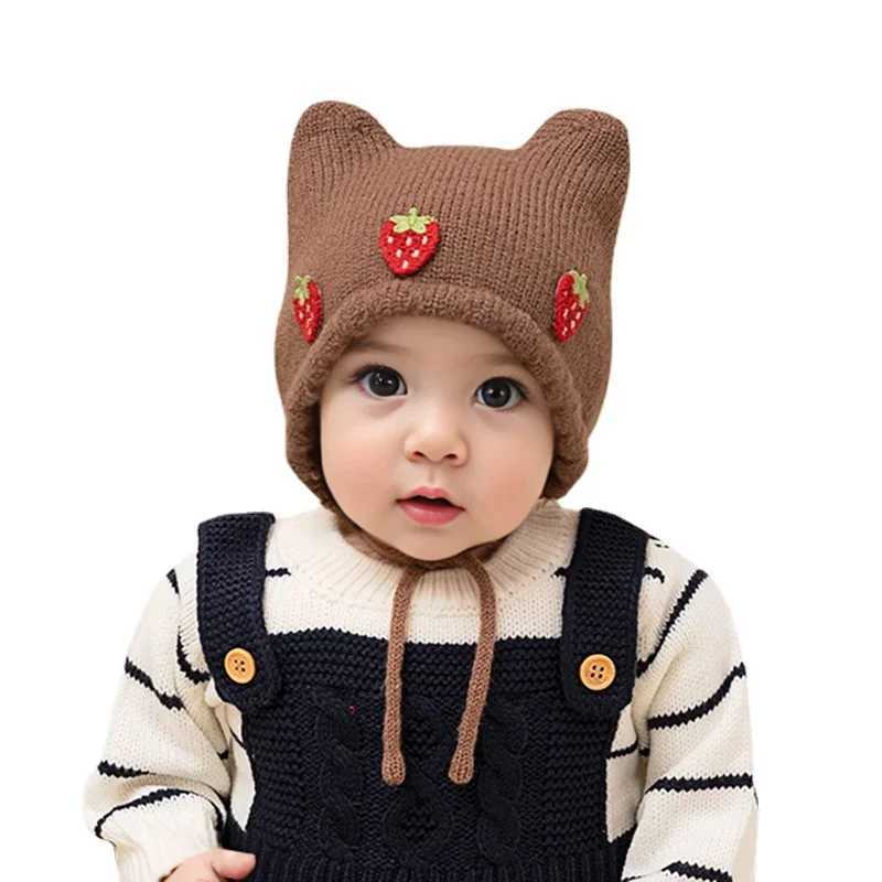 Autumn and Winter Baby Hats Cute Stiberier Baby Hats Preschool Girls Hats Warm Baby Hats W241213