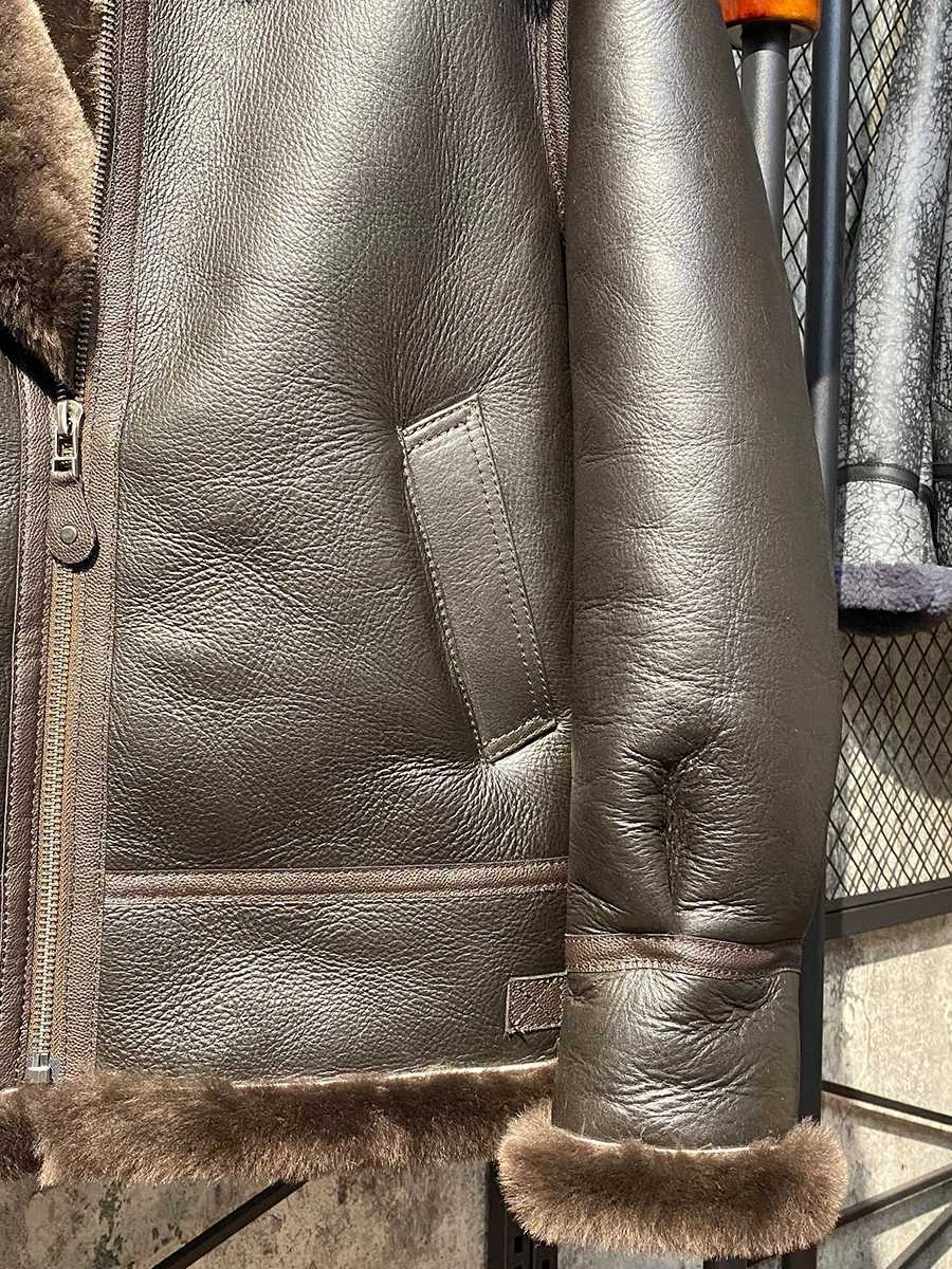 Cold Resistant Mens Natural Fur Coat Winter 23 Fashion Motorcycle Jacket Thickened Sheepskin Genuine Leather Jackets Man Clothes W241213