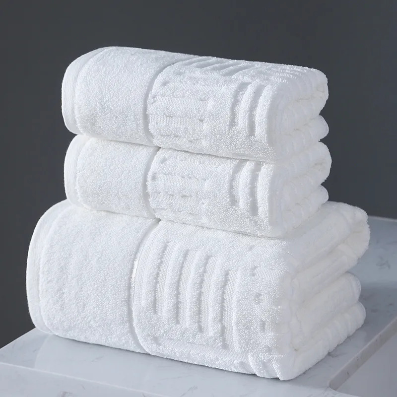 100% Egyptian Cotton Hand Bath Towel Absorbent Adult Bath Towel Solid Color Soft Affinity Face Towel Thickened Cotton 241213