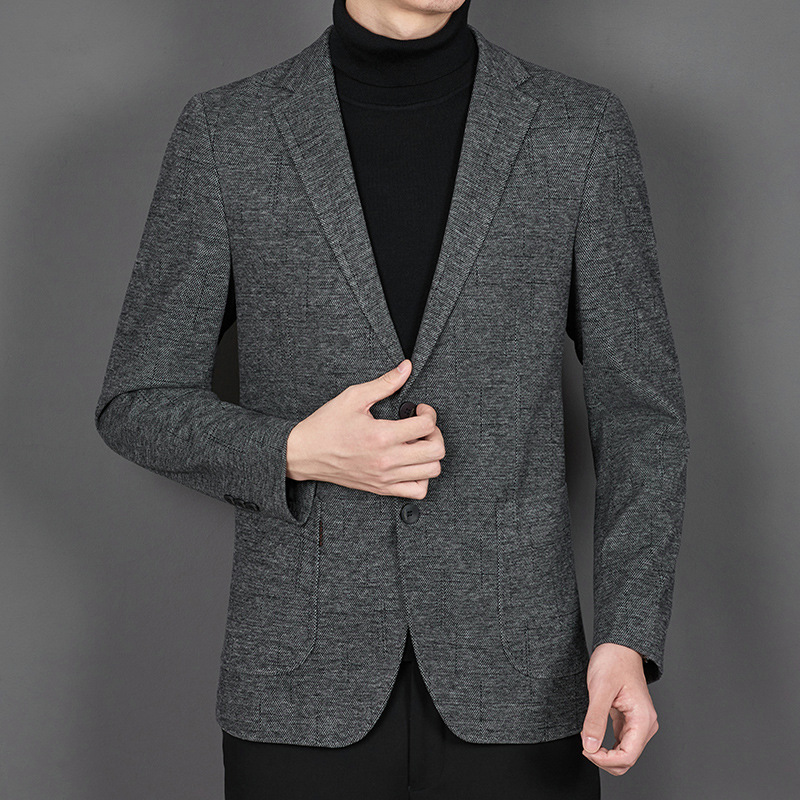 V1214New solid color suits for men business casual menswear middle-aged high-end professional non-iron suits