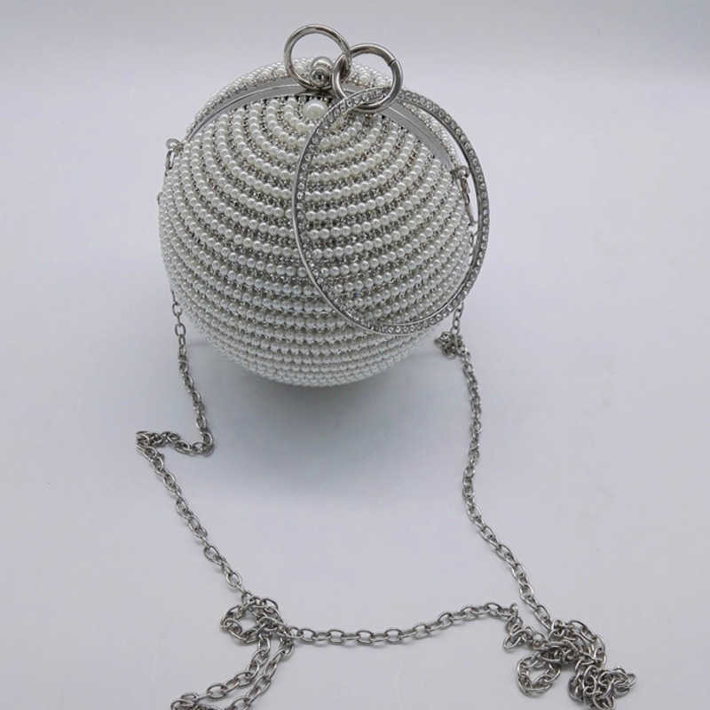 Clutch Bag Korean Version Round Diamond Embellishment Bag Leisure Handbag Dinner Bag Versatile Bag Made Hand 240920
