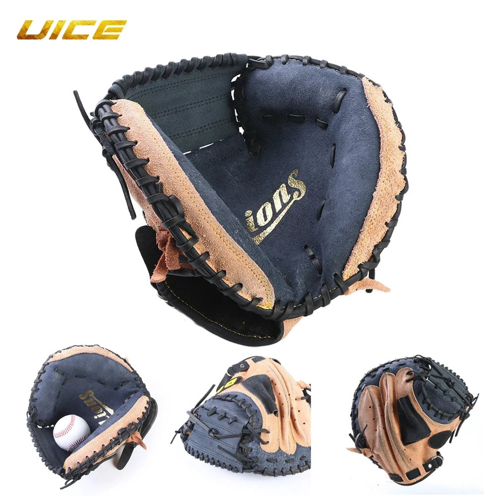 Baseball Glove Outdoor Sports Leather Baseball Catcher Glove Softball Practice Equipment Size 12.5 Left Hand for Adult Training 241213