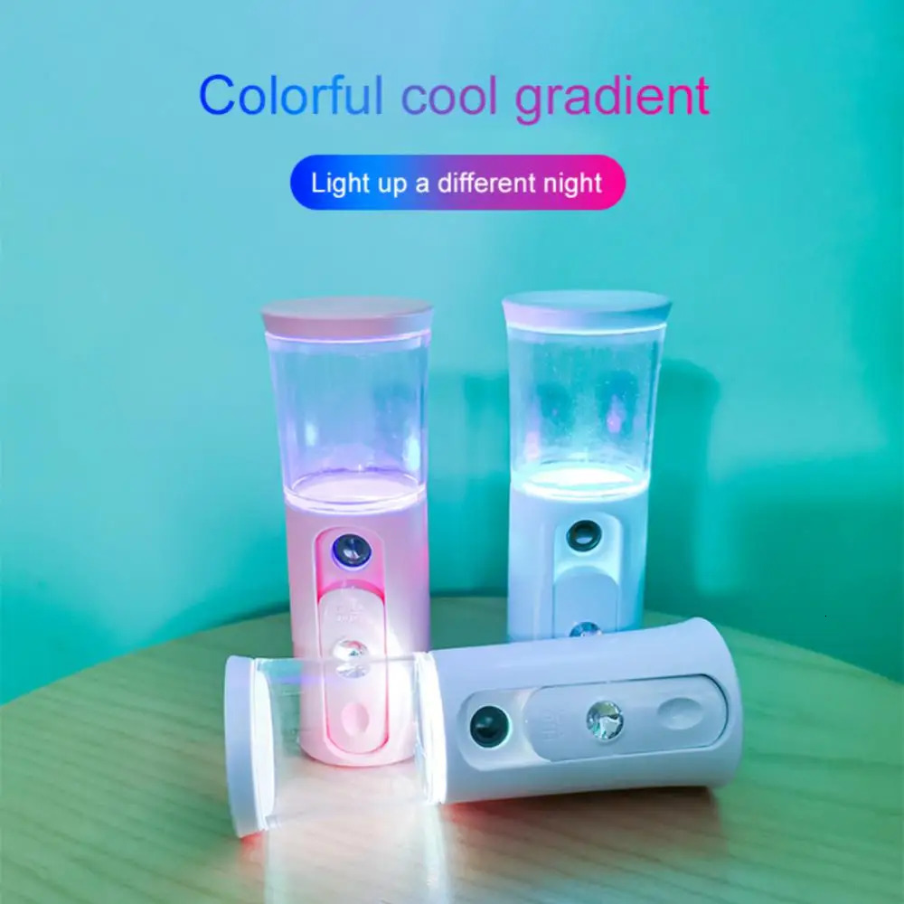 Nano Spray Facial Steamer Mini Handheld Portable Mist Sprayer Water Replenishment Instrument Hydration Humidifier Skin Care Tool 241213