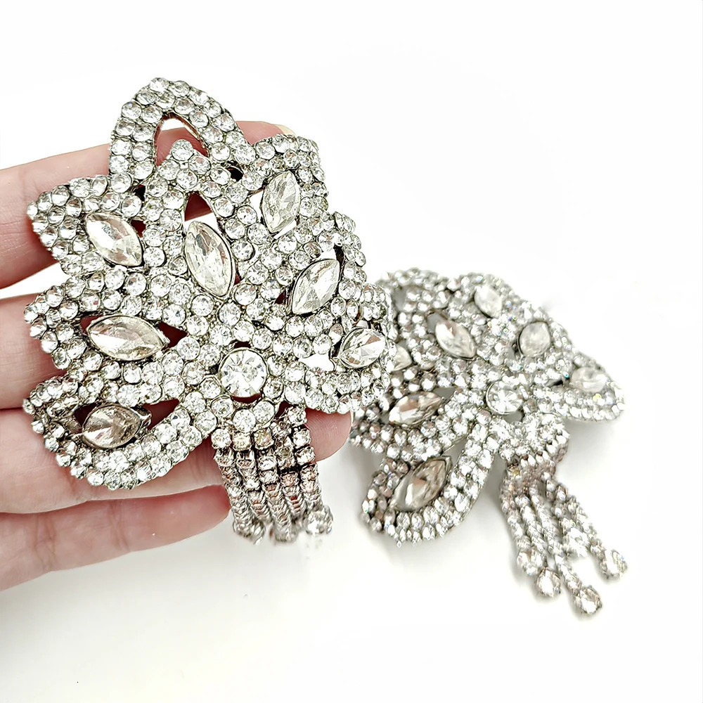 Sparkling rhinestone DIY high heels decoration wedding party high heels accessories high heels decoration Chinese retro 241213