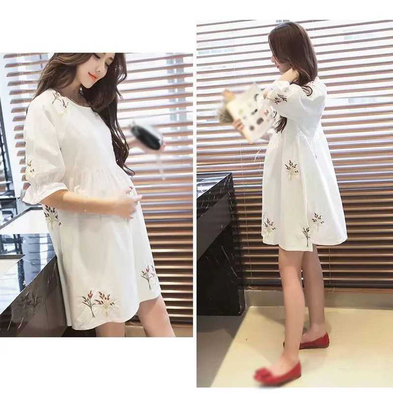 New Summer Pregnant Womens DressXJ241213