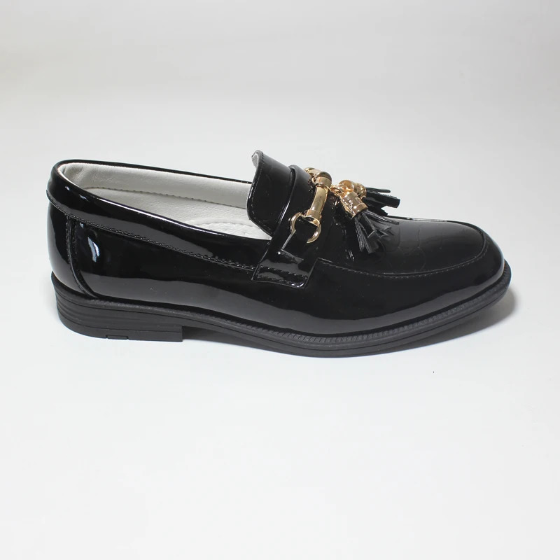 Boys Shoes Round Toe Tasseled Casual Slip On Loafers Kids Smart Spanish Page Boy Wedding Dress Formal Soft Rubber Sole Flats 241213
