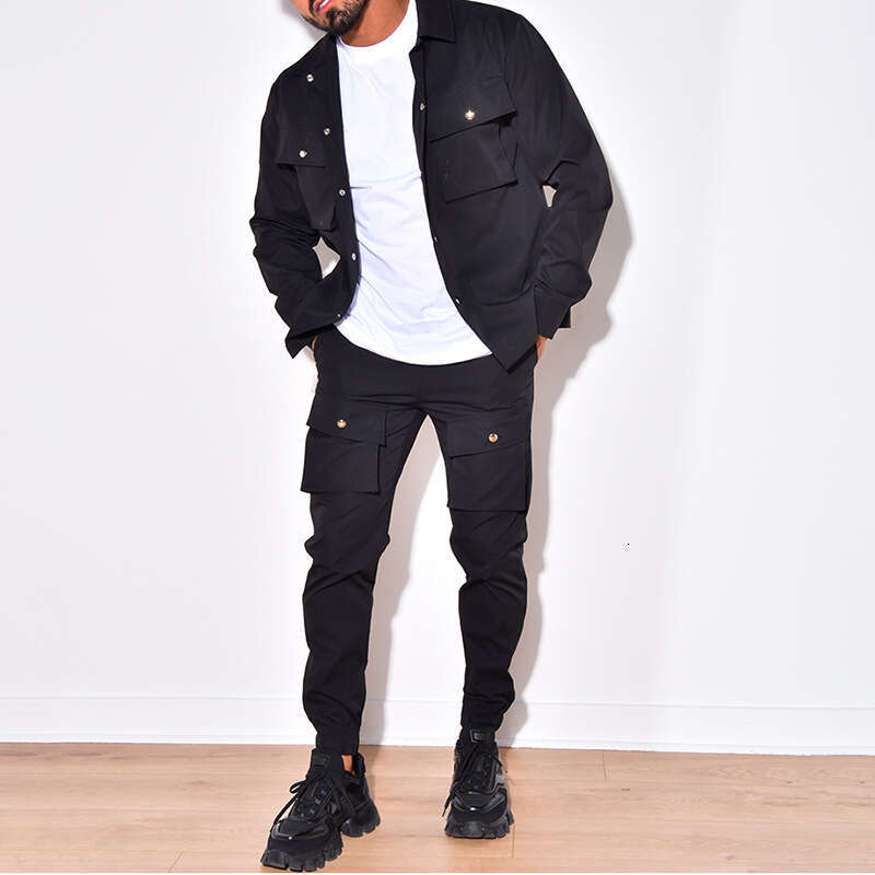 Sports Casual Fashion, Leg Binding Pants Trendy Clothing, Slim Fit Men's Suit, Fashionable Quality, Classic