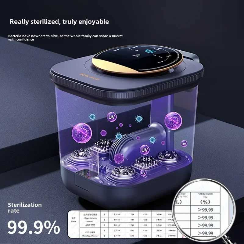 Other Home Appliances Automatic Electric Massage Footbath Machine Constant Temperature Heated Foot Massage Bath Ozone Sterilization Bath Foot S2412132