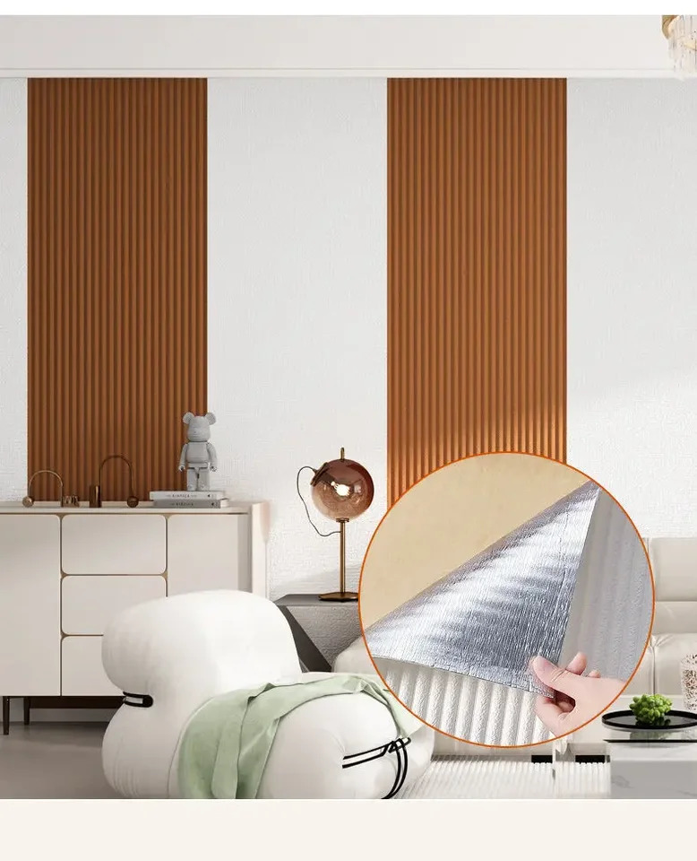 Thick self-adhesive wallpaper 3D moisture-proof wallpaper kitchen bedroom home decoration renovation white wall panel 241213