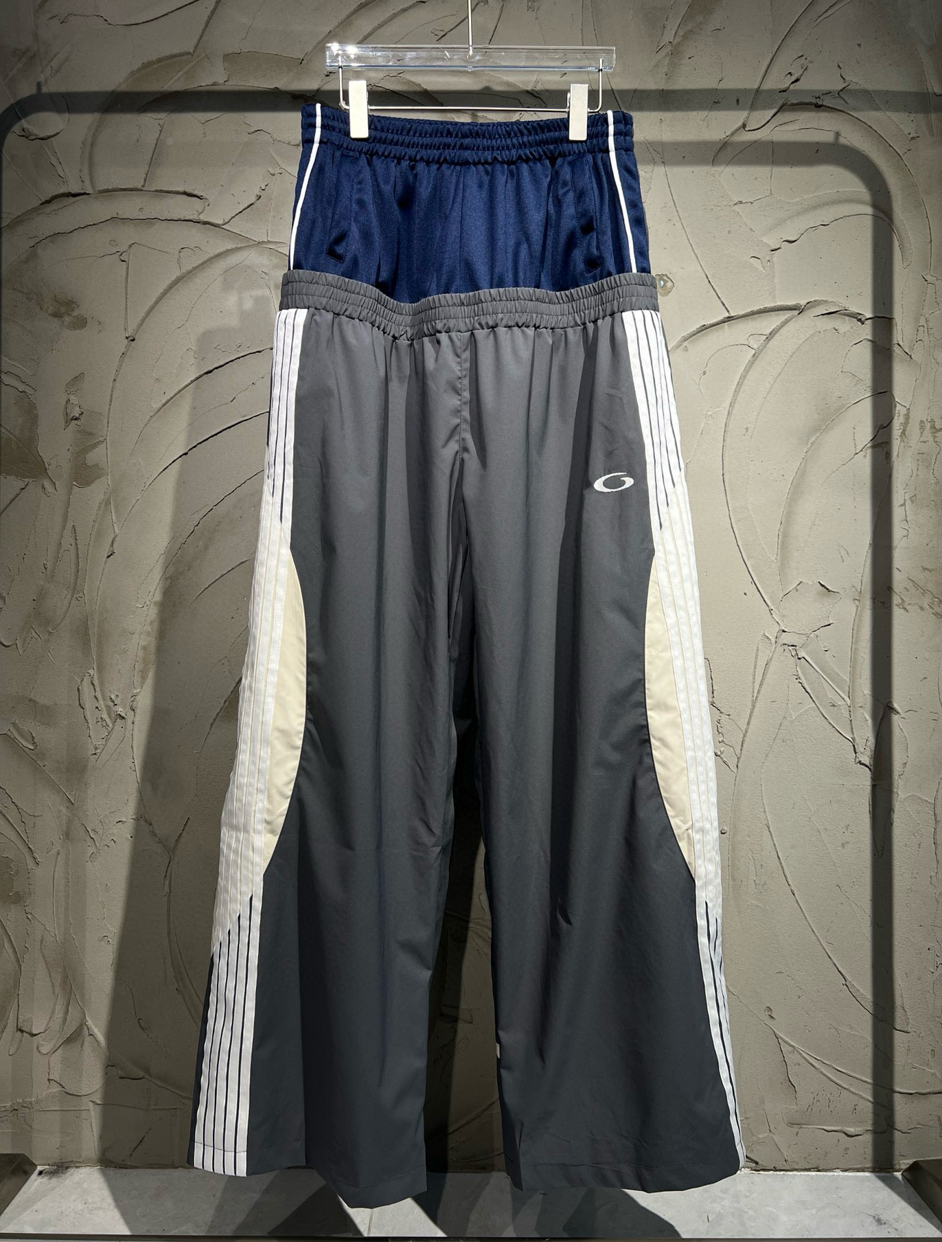 Men's Plus Size Pants Round neck embroidered and printed polar style summer wear with street pure cotton 42ff