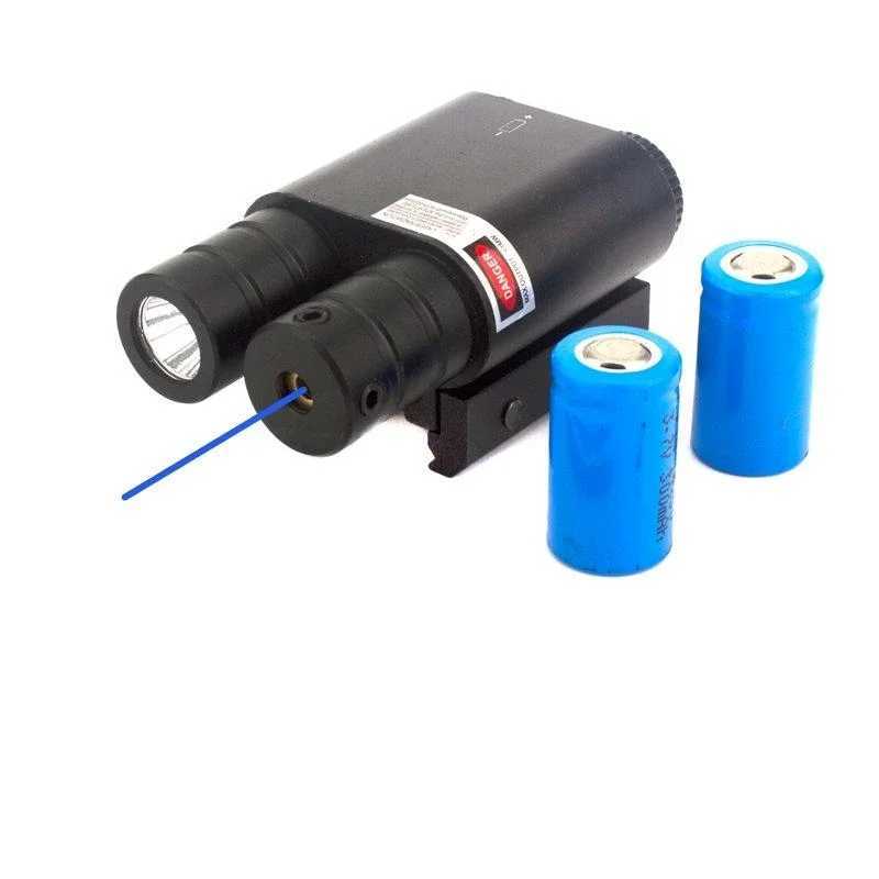 Red Green Laser Sight for 20mm Rail Weapon Gun Light with Red Green Blue Dot Laser Sight Combo Pistol Torch FlashlightXJ241214