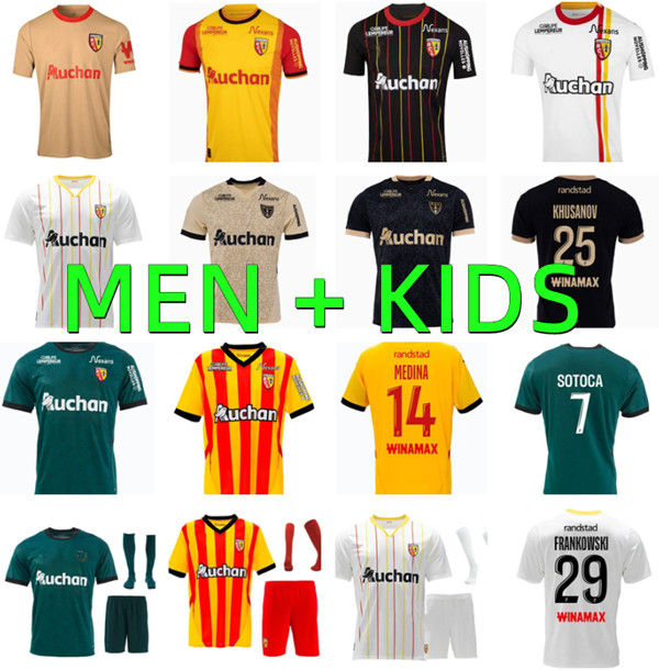 23 24 25 maillot foot RC Lens soccer jerseys 2024 2025 Saint-Barbe special WAHI MEDINA GANAGO SOTOCA GRADIT FORTES BANZA frankowski Football Shirts men kids Kits