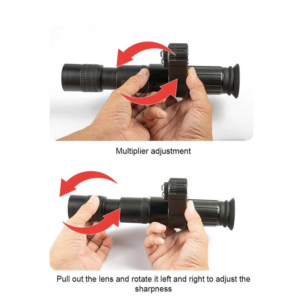 Night vision tescope set 500m night vision instrument infrared HD hunting equipment day and night useXJ241214