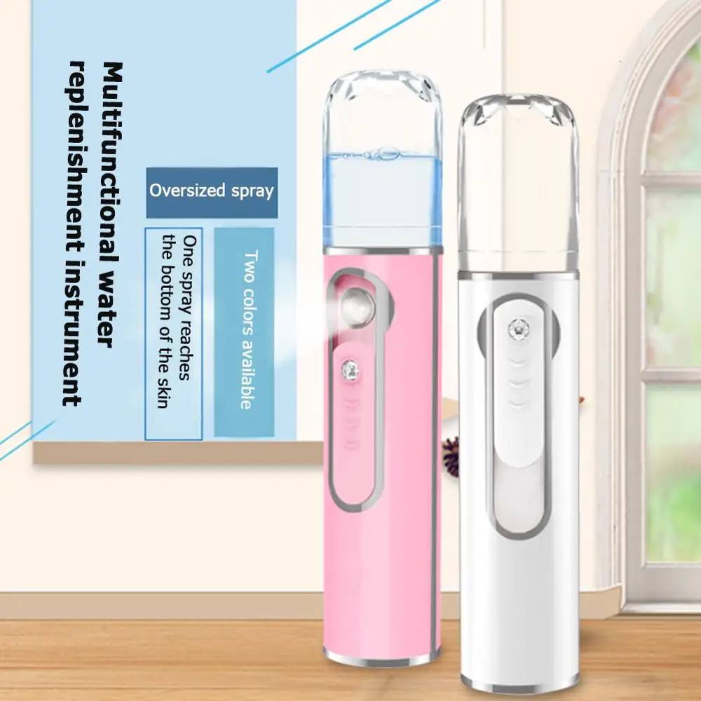 20ml USB Charging Face Spray Portable Hydrating Nanometer Mist Nebulizer Eyelash Extensions Sprayer Facial Device 241213